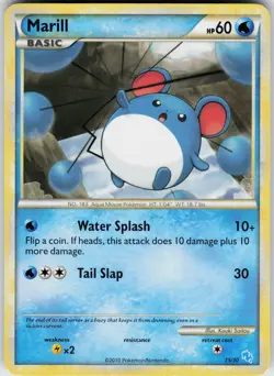 Pokemon Marill (#15) 15/30 HGSS Trainer Kit: Gyarados & Raichu Common card - Image 1