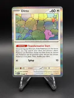 Ditto 132/165 - Scarlet & Violet 151 Holo Rare Pokemon TCG NM - Image 1