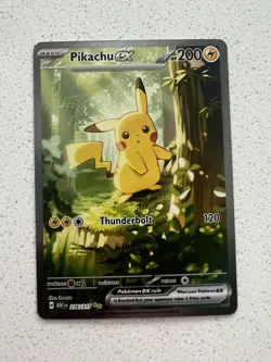 Pokemon - Pikachu ex 276/217 - Ascended Heroes #276 - SIR FRESH OUT THE PACK - Image 1