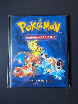 Pokemon Original Trading Card Folder 1999 Charizard Pikachu blastoise DAMAGED - Image 1