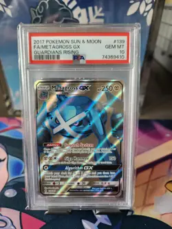 Pokemon Metagross GX Guardians Rising #139/145 Sun Moon PSA 10 - Image 1
