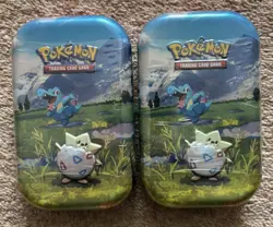 2 X Pokemon TCG Ascended Heroes Mini Tins Brand New Sealed Fast Shipping! - Image 1