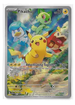 Pikachu - Promo Holo SV: Scarlet & Violet Promo Cards 027 LP Pokemon TCG - Image 1