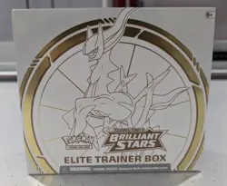Pokemon TCG Sword and Shield Elite Trainer Box Brilliant Stars ETB 820650870125 - Image 1