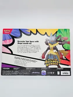 Pokemon Mega Evolution Ascended Heroes Premium Poster Collection Mega Lucario - Image 2