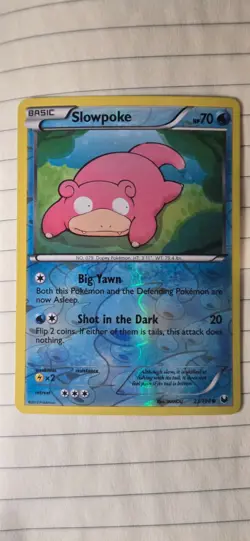 Slowpoke 23/108 Reverse Holo Black & White Dark Explorers Pokemon TCG - NM - Image 1