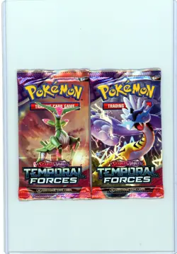 💥 2 - Pokemon Temporal Forces Factory Brand New Sealed Booster Packs 2 Packs - Image 1