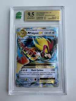 Pokemon TCG - M Pidgeot EX 65/108 XY Evolutions MNT 9.5 - Image 1