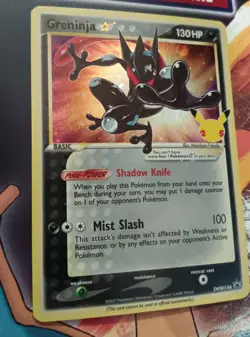 Greninja Celebrations Gold Star 💫 Double Swirl 🌀 Radiant Greninja ✨Pokemon Set - Image 5