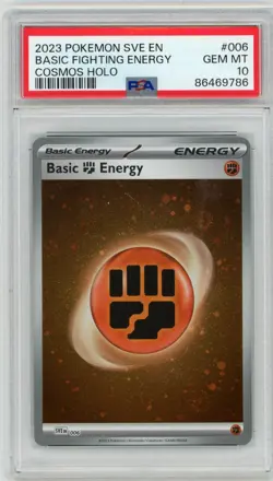 2023 Pokemon 002 Basic Fire Energy Cosmos Holo PSA 10 Gem Mint - Image 1