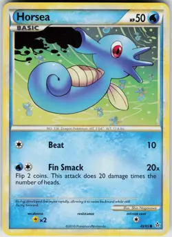 Pokemon Horsea 49/95 Unleashed Common card - Image 1