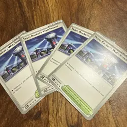 Pokemon TCG 4x Team Rocket's Watchtower 180/182 Destined Rivals Playset NM - Image 1