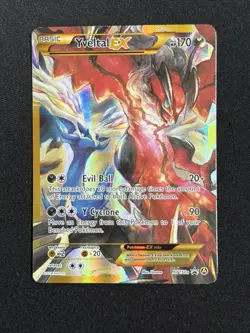 Pokemon TCG Yveltal EX XY150a X&Y Alternate Art Black Star Promo Full Art Rare! - Image 1