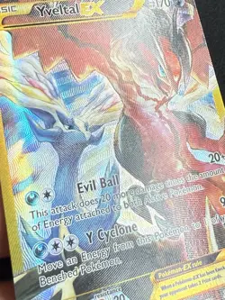 Pokemon TCG Yveltal EX XY150a X&Y Alternate Art Black Star Promo Full Art Rare! - Image 3