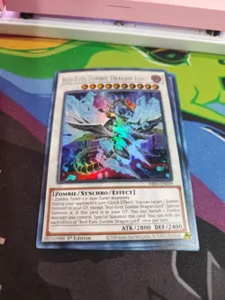 Yugioh Red-Eyes Zombie Dragon Lord DIFO-EN039 Ultra Rare 1st Ed NM - Image 1