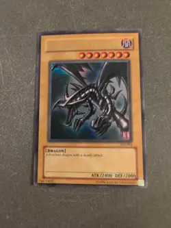 LP Yugioh Red-Eyes Black Dragon SDJ-001 Unlimited Edition Holo Rare Yu-Gi-Oh! - Image 1