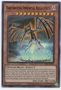 Earthbound Immortal Aslla Piscu LDS3-EN038 1st Ultra Rare (Red) NM Yu-Gi-Oh! - Image 1