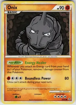 Pokemon Onix (56) 56/95 Unleashed Common card - Image 1