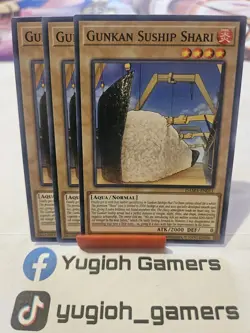 Yu-Gi-Oh Gunkan Suship Shari X3 DAMA 1st Edition Common Light Played - Image 1