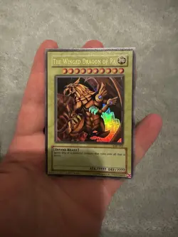 Yugioh 2003 GB1-003 Yu Gi Oh! Winged Dragon Of Ra - Secret Rare - Image 1