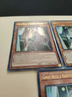 3x Ghost Belle & Haunted Mansion DUDE-EN004 Ultra Rare 1st Edition VLP - Image 2