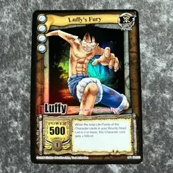 One Piece CCG Luffy Luffy's Fury CH052 SR Passage To The Grand Line 2006 - Image 1