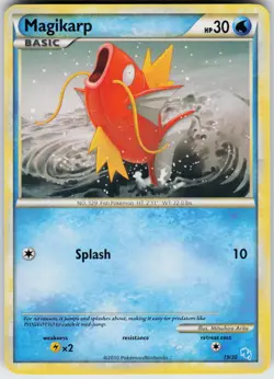 Pokemon Magikarp (#19) 19/30 HGSS Trainer Kit: Gyarados & Raichu Common card - Image 1