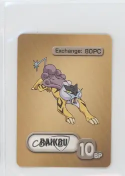 Rare Pokemon - Raikou Master Trainer Board Game Cards 2005 - Image 1
