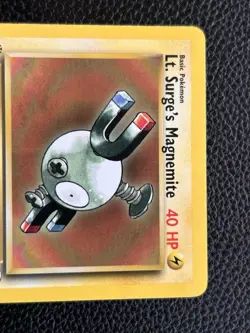Pokemon 1st Edition Gym Heroes Lt. Surge's Magnemite 80/132 - Image 4