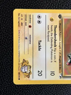 Pokemon 1st Edition Gym Heroes Lt. Surge's Magnemite 80/132 - Image 5