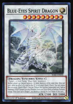 Blue-Eyes Spirit Dragon RA02-EN030 Yugioh TCG Card Super Rare VLP - Image 1