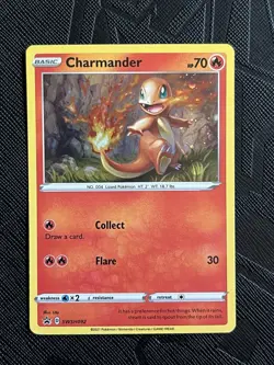 Pokemon TCG Charmander SWSH092 Black Star Promo Holo (English) - NM - Image 3