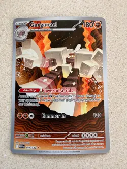 Garganacl 147/132 Illustration Rare Mega Evolution Pokemon Near Mint - Image 1