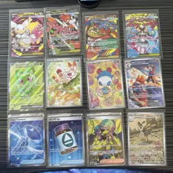 Lot Of 12 Pokemon Ascended Heroes Full Arts Attack Rares Illustrations Scorbunny - Image 1