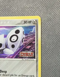 Aron 42/108 Reverse HOLO Stamped Pokemon (2007) Power Keepers TCG Vintage LP+ - Image 4