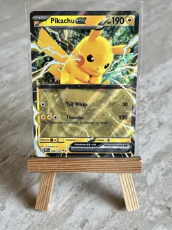 Pokemon TCG Pikachu EX 028/131 Prismatic Evolutions Double Rare (English) - NM - Image 1