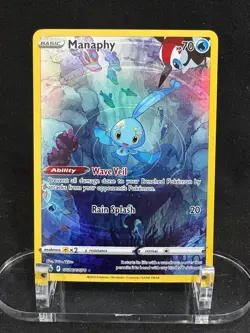 Manaphy GG06/GG70 Holo Crown Zenith Galarian Gallery Pokemon NM - Image 1