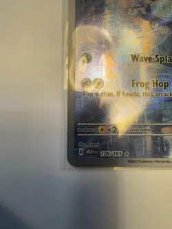 Pokemon TCG Poliwhirl 176/165 Sv 151 Illustration Rare Holo English 2023 - Image 3