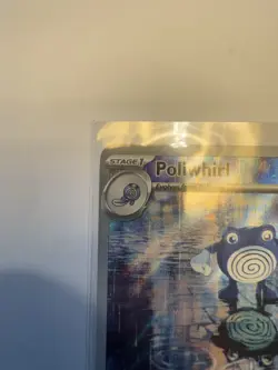 Pokemon TCG Poliwhirl 176/165 Sv 151 Illustration Rare Holo English 2023 - Image 4