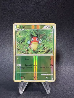 Pokemon Ledyba 010/070 REVERSE HOLO SoulSilver Collection - Image 1