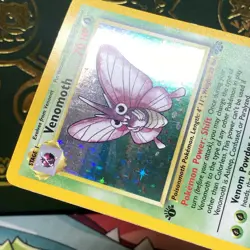 Pokemon 1999 VENOMOTH 1st EDITION JUNGLE HOLO RARE #13/64! NM - LP+ - Image 4