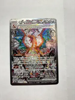 Pokemon Charizard EX Special Illustration Rare (SIR) Obsidian Flames 223/197 NM - Image 1