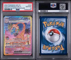 2024 Pokemon Ssp En-Surging Sparks #242 Alolan Exeggutor Ex SIR PSA 10 - Image 3