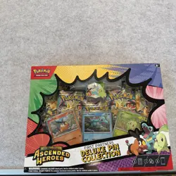 Pokemon TCG Mega Evolution Ascended Heroes First Partners Deluxe Pin Collection - Image 1