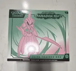 Pokemon Scarlet & Violet Paradox Rift Elite Trainer Box English 2023 Iron Valia… - Image 1
