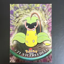 Pokemon Victreebel 71 Topps Series 1 TV Animation Edition Holo/Foil MP - Image 1