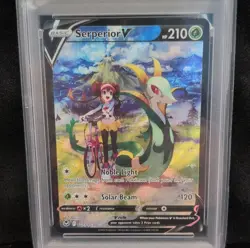 Pokemon Serperior V TG13 Silver Tempest Trainer Gallery Full Art Holo PSA 10 - Image 4