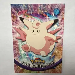 Clefable #36 1999 Topps Pokemon TV Animation Edition - Image 1