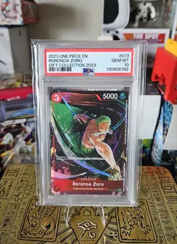 2023 ONE PIECE GIFT COLLECTION 2023 #013 RORONOA ZORO PSA 10 - Image 1