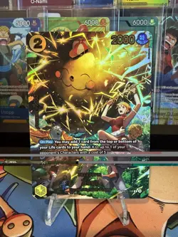 Zeus OP11-106 SP ADVENTURE ON KAMI'S ISLAND EB04 ONE PIECE - GRADE WORTHY - Image 1